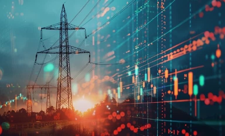 Réseau électrique avec analyse à distance